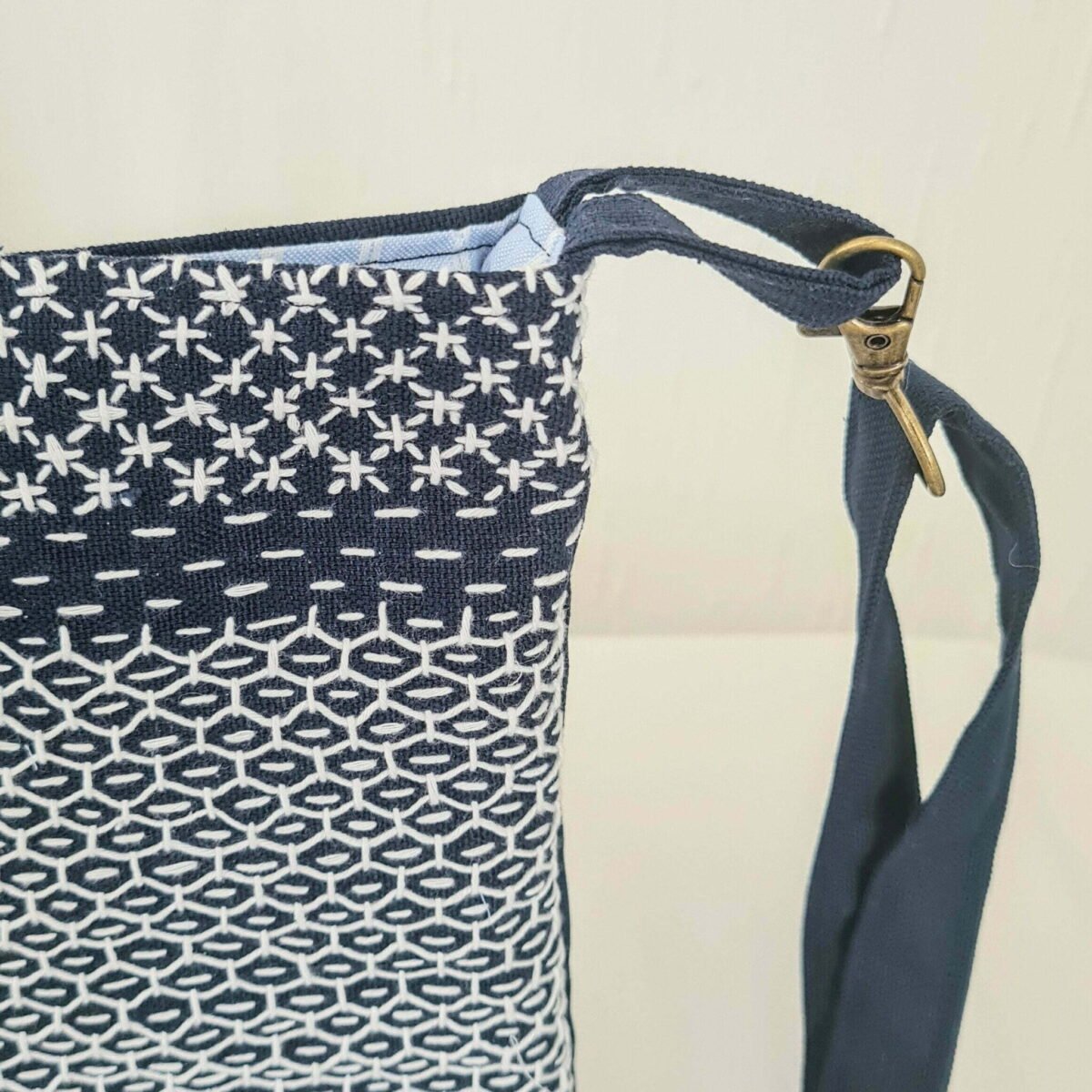 Pochette bandoulière sashiko